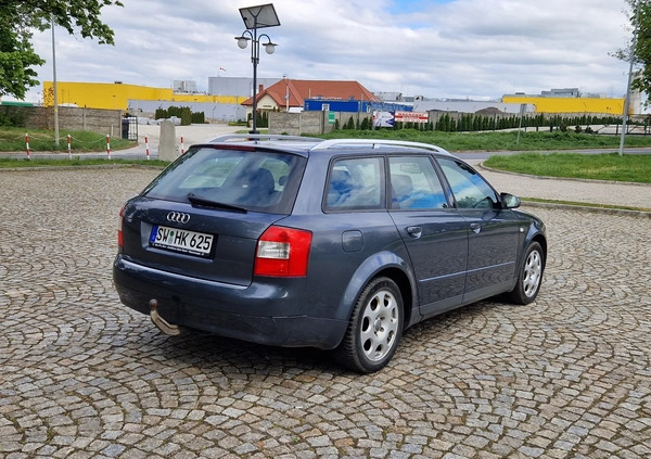 Audi A4 cena 7800 przebieg: 234864, rok produkcji 2003 z Strzegom małe 67